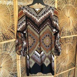 Prelude Shift Bishop Sleeve Dress